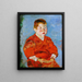 ragazzo - Sekine Shōji — quadro incorniciato alla parete