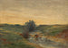 Washer at the stream at sunset - Serafin Maurer — artwork view