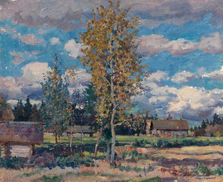 Sergei Arsenevich Vinogradov - Birch Trees Sunny Day.webp
