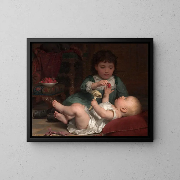 Versuchung - Seymour Joseph Guy — gerahmtes Bild an der Wand