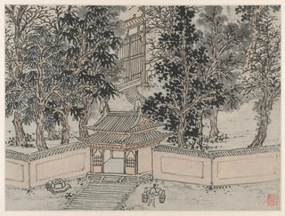 Shen Zhou - TigerFlight Spring at the Back Gate.webp