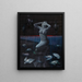 Donna nuda con colombe - Shigeru Yamada — quadro incorniciato alla parete