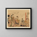 Capolavori selezionati della scuola Ukiyo-e Pl06 - Shinichi Tajima — quadro incorniciato alla parete