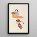 Unai no tomo Pl 243 - Shimizu Seifu — framed artwork on a wall