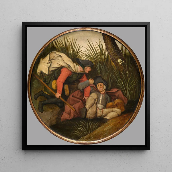 Si les aveugles guident les aveugles, tous deux tomberont dans le fossé - Pieter Brueghel le Jeune