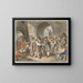 Viehmarkt - Sigmund Freudenberger — gerahmtes Bild an der Wand