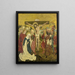 Crocifissione - Sigmund Gleismüller — quadro incorniciato alla parete