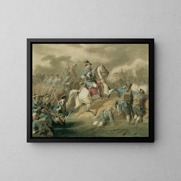 Helden der Schlacht im Vorfeld - Sigmund L'Allemand — gerahmtes Bild an der Wand