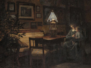 Sigurd Wandel - Afteninterir Moder Og Barn.webp