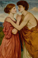Damon et Aglaé - Simeon Solomon — vista dell’opera