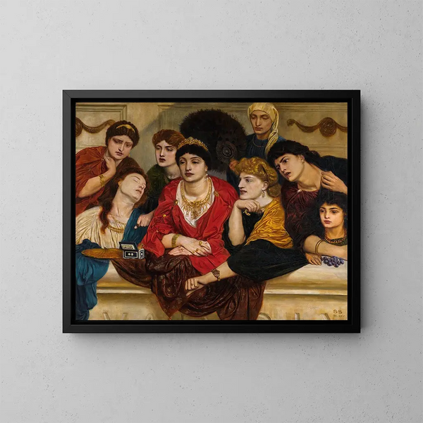 Il a lieu dans il Colosseo - Simeon Solomon — quadro incorniciato alla parete