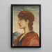 Head - Simeon Solomon — framed artwork on a wall