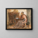 Der Seher - Simeon Solomon — gerahmtes Bild an der Wand