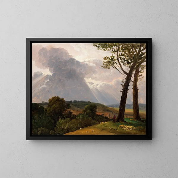 Studio delle campagne romane - Simon Denis — quadro incorniciato alla parete