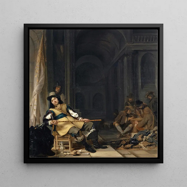 Simon Kick - Officer and Soldiers in Foreign Quarters.webp