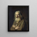 Portrait eines alten Mannes - Simon Kick — gerahmtes Bild an der Wand