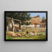 Ferme en Seeland du Nord - Simon Simonsen — gerahmtes Bild an der Wand