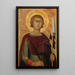 Saint Ansanus Painting - Simone Martini — framed artwork on a wall