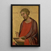 Saint Luc Painting - Simone Martini — framed artwork on a wall