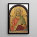 Saint Matthieu Painting - Simone Martini — artwork view