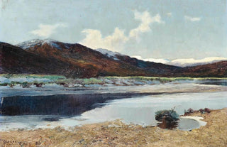 Sir Alfred East - By The Waters Edge Loch Lomond Scotland.webp