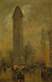 Le Flatiron à New York - Sir Alfred East — vista dell’opera