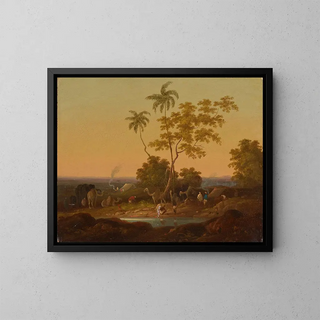 Sir Charles DOyly - An encampment at dusk.webp