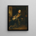 Grandmother's Cap Painting - Sir David Wilkie — framed artwork on a wall