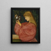 Astrologie - Sir Edward Coley Burne-Jones — gerahmtes Bild an der Wand