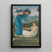 Cupidon und Psyche - Sir Edward Coley Burne-Jones — gerahmtes Bild an der Wand