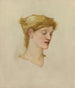 Kopf einer Frau - Sir Edward Coley Burne-Jones — Ansicht des Kunstwerks