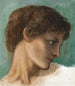 Kopf eines jungen Mannes - Sir Edward Coley Burne-Jones — Ansicht des Kunstwerks
