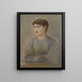 Portrait von Margaret, der Tochter des Künstlers - Sir Edward Coley Burne-Jones — gerahmtes Bild an der Wand