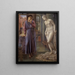 Pygmalion et l’image, La main s’abstient - Sir Edward Coley Burne - Jones — gerahmtes Bild an der Wand