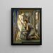 Pygmalion und das Bild, L’âme erreicht - Sir Edward Coley Burne - Jones — gerahmtes Bild an der Wand