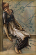 Das Rosenbüschel-Studie, für Die Hof des Gartens III - Sir Edward Coley Burne-Jones — Ansicht des Kunstwerks