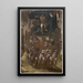 Der Liebeswagen oder L'Errance de l'Amour - Sir Edward Coley Burne-Jones — gerahmtes Bild an der Wand