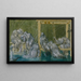 La Cour du Jardin - Sir Edward Coley Burne-Jones — gerahmtes Bild an der Wand