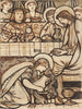 Die Madeleine wäscht den Füßen Christi - Sir Edward Coley Burne-Jones — Ansicht des Kunstwerks