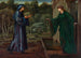 Der Pilger an der Tür der Muße - Sir Edward Coley Burne-Jones — Ansicht des Kunstwerks