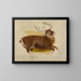 Hirsch sterbend - Sir Edwin Henry Landseer — gerahmtes Bild an der Wand