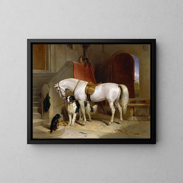 I favoriti di S.A.R. il Principe George di Cambridge - Sir Edwin Henry Landseer — quadro incorniciato alla parete