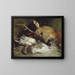 Tête de chevreuil et deux lagopèdes - Sir Edwin Henry Landseer — quadro incorniciato alla parete