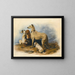 Cani delle Highlands - Sir Edwin Henry Landseer — quadro incorniciato alla parete