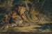 Leone che difende la sua preda - Sir Edwin Henry Landseer — vista dell’opera