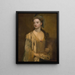 Una donna chiamata Lady Mary Wortley Montagu - Sir Godfrey Kneller — quadro incorniciato alla parete