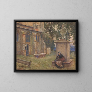 Sir Hubert von Herkomer - Rest Aldenham Church.webp