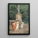 Cache-cache dans un parc de château anglais - Sir Hubert von Herkomer — quadro incorniciato alla parete
