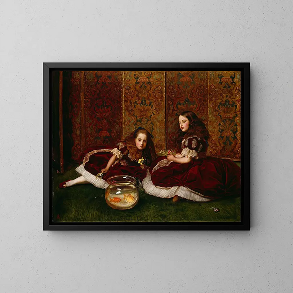 Ore di svago - Sir John Everett Millais — quadro incorniciato alla parete