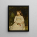 Ritratto di Mlle Scott, figlia del defunto Thomas Alexander Scott di Filadelfia - Sir John Everett Millais — quadro incorniciato alla parete